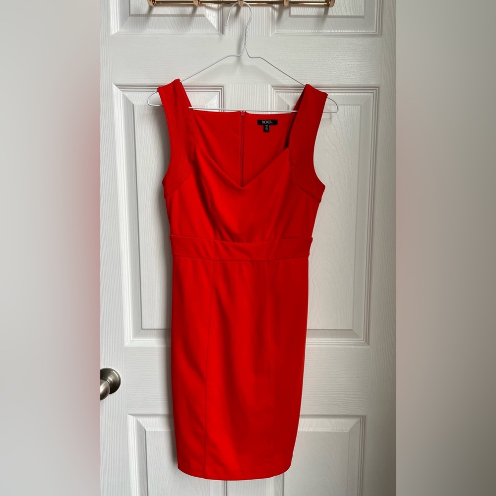 XOXO Sweetheart Midi Sheath Dress